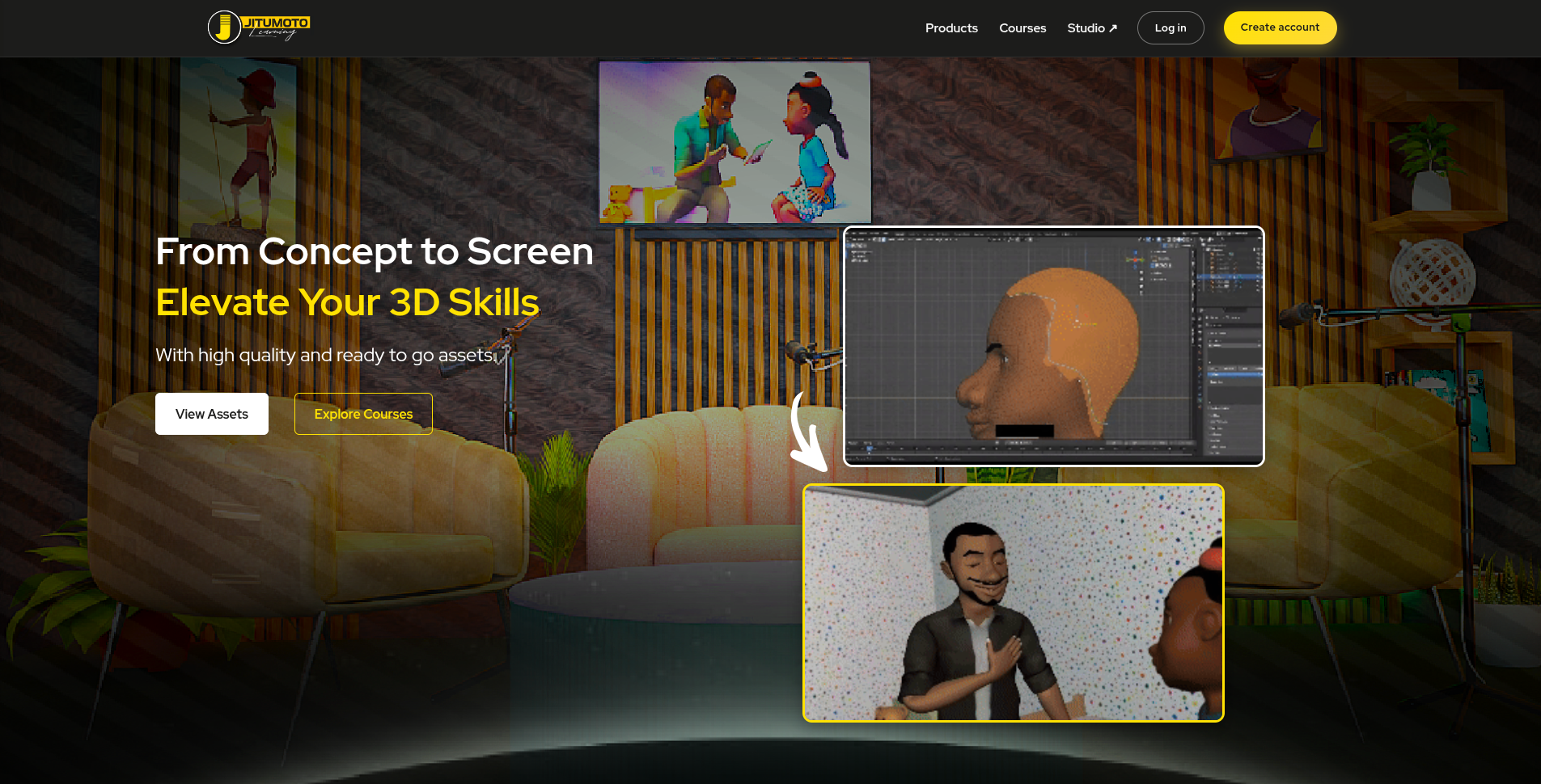 Jitumoto Animations Learning — Homepage