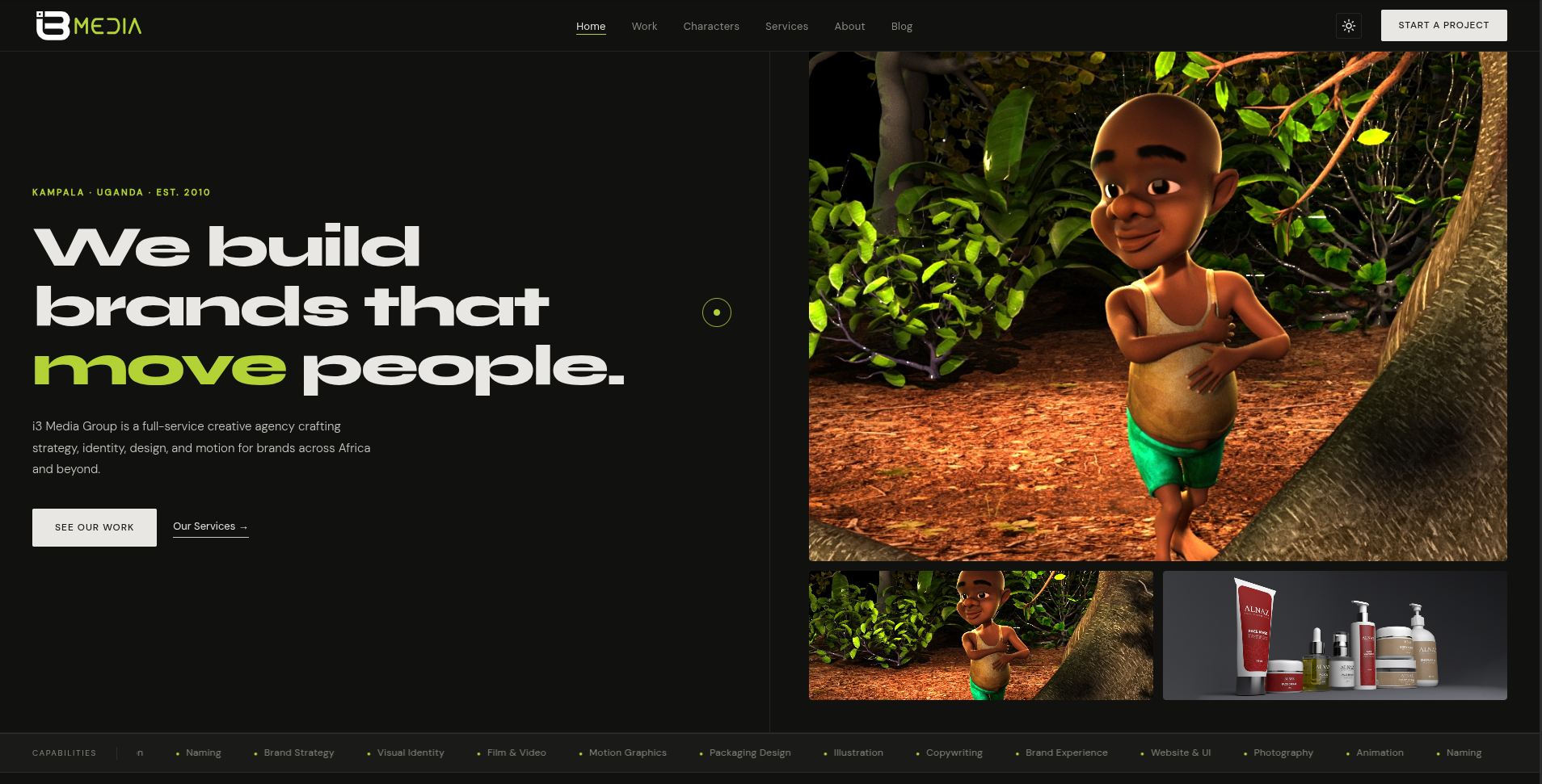 i3 Media Group — Homepage